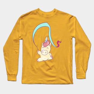 Chubby Unicorn - Dance Long Sleeve T-Shirt